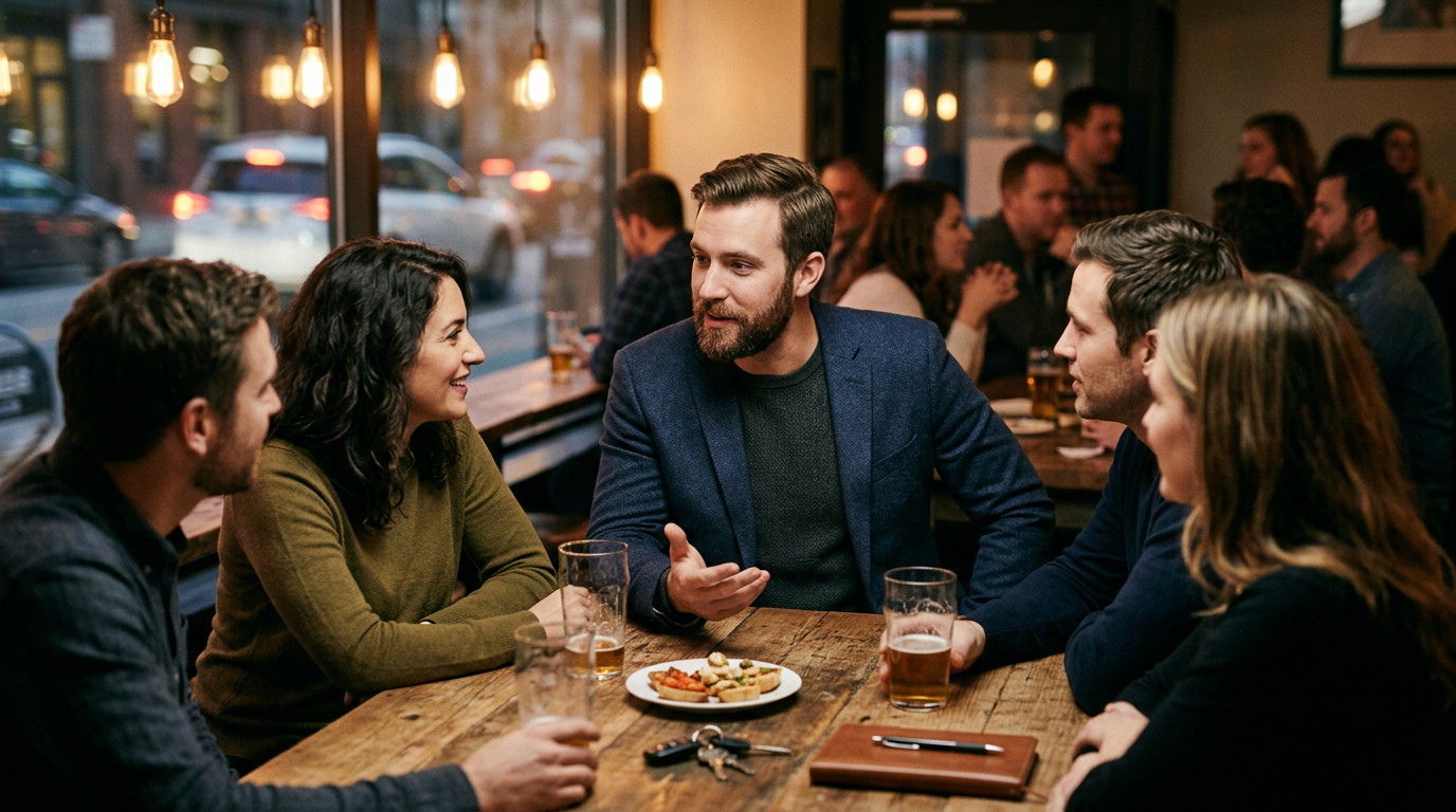 Group Conversation Steering: Hold Her Focus in Groups